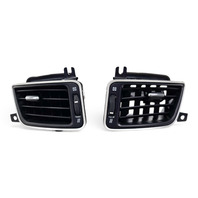 2014-2019 Infiniti Q50  Front Left/Driver Right/passenger Air Vent Black Set, F057, OEM, 2014, 2015, 2016, 2017, 2018, 2019