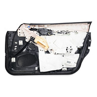 2016-2018 Infiniti Q50 Front Left Door Panel Black, 80901-6HE0A, F057, OEM, 2016, 2017, 2018