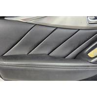 2016-2018 Infiniti Q50 Front Left Door Panel Black, 80901-6HE0A, F057, OEM, 2016, 2017, 2018