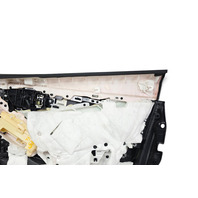 2016-2018 Infiniti Q50 Front Left Door Panel Black, 80901-6HE0A, F057, OEM, 2016, 2017, 2018