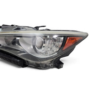 2015-2018 Infiniti Q50 Front Left/Driver Headlamp Headlight 26060-4HB0B, F057, OEM, 2015, 2016, 2017, 2018