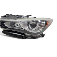 2015-2018 Infiniti Q50 Front Left/Driver Headlamp Headlight 26060-4HB0B, F057, OEM, 2015, 2016, 2017, 2018
