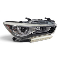 2015-2018 Infiniti Q50 Front Right/Passenger Headlamp Headlight 26010-4HB0B, F057, OEM, 2015, 2016, 2017, 2018