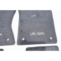 2014-2018 Infiniti Q50 Mats Floor Carpet Liner Set Of 4 G4900-6HH0D, F057, OEM, 2014, 2015, 2016, 2017, 2018