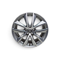 2015-2021 Infiniti Q50 Alloy Aluminum Rim Wheel Disk 17x7.5, D0CMM-4GC3A, #3, F057, OEM, 2015, 2016, 2017, 2018, 2019, 2020, 2021