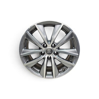 2015-2021 Infiniti Q50 Alloy Aluminum Rim Wheel Disk 17x7.5, D0CMM-4GC3A, #2, F057, OEM, 2015, 2016, 2017, 2018, 2019, 2020, 2021
