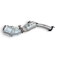 2016-2019 Infiniti Q50 Left Exhaust Muffler Pipe Lower Converter B0802-5CB0B, F057, OEM, 2016, 2017, 2018, 2019