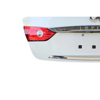 2014-2018 Infiniti Q50 Trunk Deck Lid Tail Gate White, H430M-4HBMA, F057, OEM, 2014, 2015, 2015, 2016, 2017, 2018