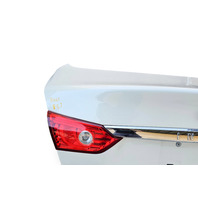 2014-2018 Infiniti Q50 Trunk Deck Lid Tail Gate White, H430M-4HBMA, F057, OEM, 2014, 2015, 2015, 2016, 2017, 2018