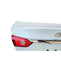 2014-2018 Infiniti Q50 Trunk Deck Lid Tail Gate White, H430M-4HBMA, F057, OEM, 2014, 2015, 2015, 2016, 2017, 2018