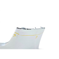 2014-2018 Infiniti Q50 Front Bumper Cover White, 62022-4HB0H, F057, OEM, 2014, 2015, 2016, 2017, 2018