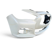 2014-2018 Infiniti Q50 Front Bumper Cover White, 62022-4HB0H, F057, OEM, 2014, 2015, 2016, 2017, 2018
