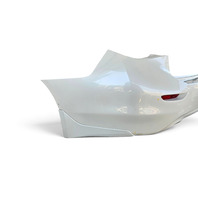2014-2018 Infiniti Q50 Rear Bumper Cover W/Parking Sensors White, 85022-4GA0H, F057, OEM, 2014, 2015, 2016, 2017, 2018