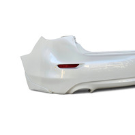 2014-2018 Infiniti Q50 Rear Bumper Cover W/Parking Sensors White, 85022-4GA0H, F057, OEM, 2014, 2015, 2016, 2017, 2018