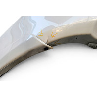 2014-2018 Infiniti Q50 Rear Bumper Cover W/Parking Sensors White, 85022-4GA0H, F057, OEM, 2014, 2015, 2016, 2017, 2018