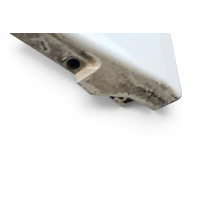 2014-2018 Infiniti Q50 Rear Bumper Cover W/Parking Sensors White, 85022-4GA0H, F057, OEM, 2014, 2015, 2016, 2017, 2018