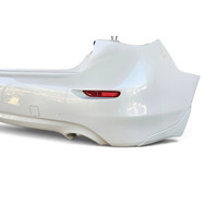 2014-2018 Infiniti Q50 Rear Bumper Cover W/Parking Sensors White, 85022-4GA0H, F057, OEM, 2014, 2015, 2016, 2017, 2018