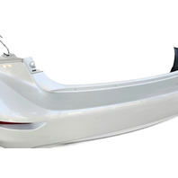 2014-2018 Infiniti Q50 Rear Bumper Cover W/Parking Sensors White, 85022-4GA0H, F057, OEM, 2014, 2015, 2016, 2017, 2018