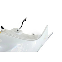 2014-2018 Infiniti Q50 Rear Bumper Cover W/Parking Sensors White, 85022-4GA0H, F057, OEM, 2014, 2015, 2016, 2017, 2018