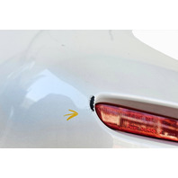 2014-2018 Infiniti Q50 Rear Bumper Cover W/Parking Sensors White, 85022-4GA0H, F057, OEM, 2014, 2015, 2016, 2017, 2018