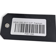 2014-2018 Infiniti Q50 High/Low Pitch Tone Horn Signal Beep 25610-4GA0A, F057, OEM, 2014, 2015, 2016, 2017, 2018