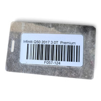 2016-2023 Infiniti Q50 Radiator Coolant Tank/Reservoir 21710-5CF0A, F057, OEM, 2016, 2017, 2018, 2019, 2020, 2021, 2022, 2023