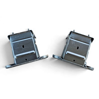 2014-2022 Infiniti Q50 Front Right/Left Bumper Reinforcement Bracket Mount Set, 62211-4GA0A, F057, OEM, 2014, 2015, 2016, 2017, 2018, 2019, 2020, 2021, 2022, 2023