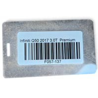 2016-2024 Infiniti Q50 Left Air Cleaner Filter Box Housing Assembly 3.0L, 16500-5CA5A, F057, OEM, 2016, 2017, 2018, 2019, 2020, 2021, 2022, 2023, 2024