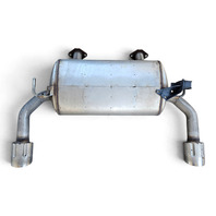 2016-2019 Infiniti Q50 Rear Exhaust Muffler 20100-4GE0B, F057, OEM, 2016, 2017, 2018, 2019
