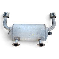 2016-2019 Infiniti Q50 Rear Exhaust Muffler 20100-4GE0B, F057, OEM, 2016, 2017, 2018, 2019