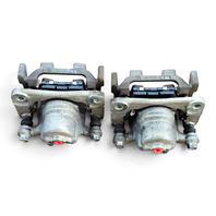 2014-2022 Infiniti Q50. Sedan Brake Caliper Rear Right/Left Set 44001-1AA0A, 44011-1AA0A, F057, OEM, 2014, 2015, 2016, 2017, 2018, 2019, 2020, 2021, 2022