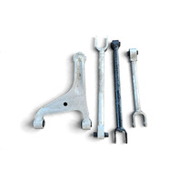 2014-2022 Infiniti Q50  Rear Left Upper Control Arm Set(3), 55502-1MA0C, F057, OEM, 2014, 2015, 2016, 2017, 2018, 2019, 2020, 2021, 2022