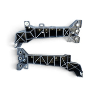 2014-2024 Infiniti Q50 Front Radiator Core Support Fender Mounting Bracket Left Right Pair 62584-4GA0A, 62585-4GA0A, F057, OEM, 2014, 2015, 2016, 2017, 2018, 2019, 2020, 2021, 2022, 2023, 2024