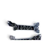 2014-2024 Infiniti Q50 Front Radiator Core Support Fender Mounting Bracket Left Right Pair 62584-4GA0A, 62585-4GA0A, F057, OEM, 2014, 2015, 2016, 2017, 2018, 2019, 2020, 2021, 2022, 2023, 2024