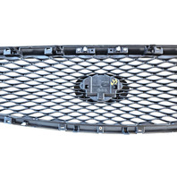 2014-2018 Infiniti Q50 Front Bumper Grill Grille Chrome, 62310-4HB1B, F057, OEM, 2014, 2015, 2016, 2017, 2018