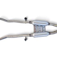2014-2019 Infiniti Q50 Center Middle Exhaust Pipe Sub Muffler, 20300-4GA2B, F057, OEM, 2014, 2015, 2016, 2017, 2018, 2019