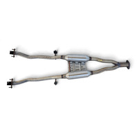 2014-2019 Infiniti Q50 Center Middle Exhaust Pipe Sub Muffler, 20300-4GA2B, F057, OEM, 2014, 2015, 2016, 2017, 2018, 2019