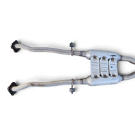 2014-2019 Infiniti Q50 Center Middle Exhaust Pipe Sub Muffler, 20300-4GA2B, F057, OEM, 2014, 2015, 2016, 2017, 2018, 2019