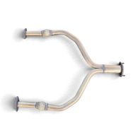 2016-2020 Infiniti Q50 Front Exhaust Tube Y Pipe Sub Muffler, 20020-4GA0A, F057, OEM, 2016, 2017, 2018, 2019, 2020