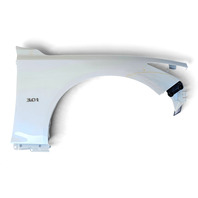 2014-2023 Infiniti Q50 Front Fender Right/Passenger w/Molding White, F3101-4HKMA, F057, OEM, 2014, 2015, 2016, 2017, 2018, 2019, 2020, 2021, 2022, 2023