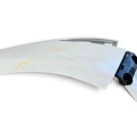 2014-2023 Infiniti Q50 Front Fender Right/Passenger w/Molding White, F3101-4HKMA, F057, OEM, 2014, 2015, 2016, 2017, 2018, 2019, 2020, 2021, 2022, 2023