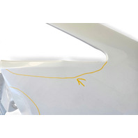 2014-2023 Infiniti Q50 Front Fender Left/Driver w/Molding White, F3101-4HKMA, F057, OEM, 2014, 2015, 2016, 2017, 2018, 2019, 2020, 2021, 2022, 2023