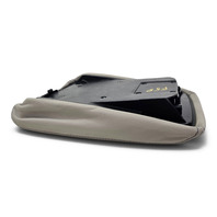 2007-2008 Acura TL Type-S Silver Leather Center Console Armrest Lid 83404-SEP-A01ZG, F059, OEM, 2007, 2008