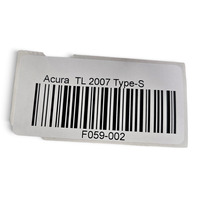 2007-2008 Acura TL Type-S Silver Leather Center Console Armrest Lid 83404-SEP-A01ZG, F059, OEM, 2007, 2008