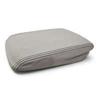 2007-2008 Acura TL Type-S Silver Leather Center Console Armrest Lid 83404-SEP-A01ZG, F059, OEM, 2007, 2008