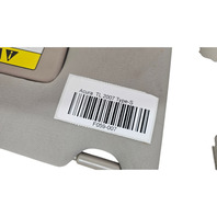 2007-2008 Acura TL Sun Visor Sunvisor Left/Right Set Gray Grey 83230-SEP-A02ZE, F059, OEM, 2007, 2008
