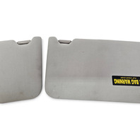 2007-2008 Acura TL Sun Visor Sunvisor Left/Right Set Gray Grey 83230-SEP-A02ZE, F059, OEM, 2007, 2008