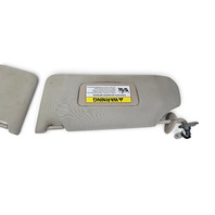 2007-2008 Acura TL Sun Visor Sunvisor Left/Right Set Gray Grey 83230-SEP-A02ZE, F059, OEM, 2007, 2008