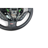 2007-2008 Acura TL Type-S Steering Wheel Black Leather w/Switches, 78501-SEP-A01ZA, F059, OEM, 2007, 2008