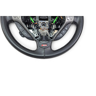 2007-2008 Acura TL Type-S Steering Wheel Black Leather w/Switches, 78501-SEP-A01ZA, F059, OEM, 2007, 2008